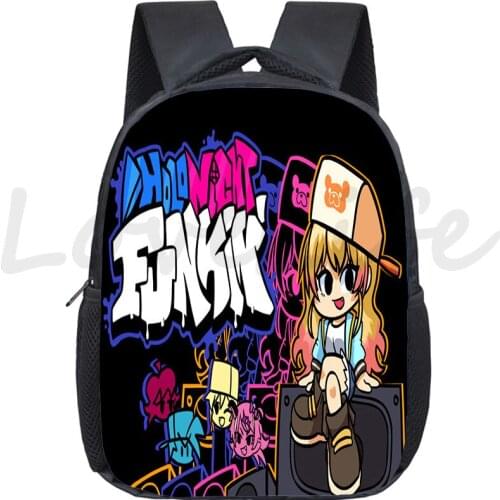 Friday Night Funkin Backpack Kids Cartoon Kindergarten Bags Toddler School Bags Kawaii Plecak Mini Bookbags Children Gifts bag