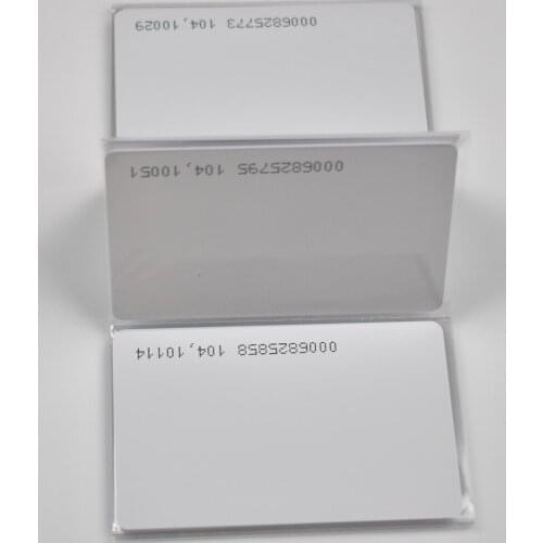 20Pcs High Quality 125KHz EM4100/TK4100 RFID Proximity ID Smart Card 0.8mm Thin Cards for ID And Access Control