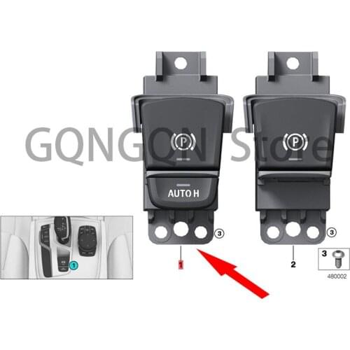 CAR parking handbrake switch bm wG30 520D B47 G30 520DX B47 G30 540IX B58 electronic parking P button handbrake switch