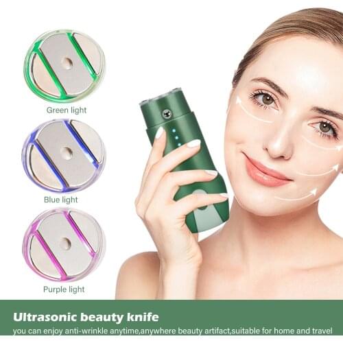 HiFu Ultrasonic EMS Facial Lifting Device V-line Slim Face Anti-Wrinkle Neck Double Chin Remover Photon Skin Rejuvenation Care
