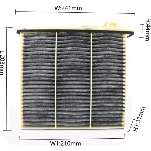 Original High Quality Cabin Air Filter MR500057 For Mitsubishi Pajero V63/V73 3.0L 2000 2001 2002 2003 2004 2005 2006