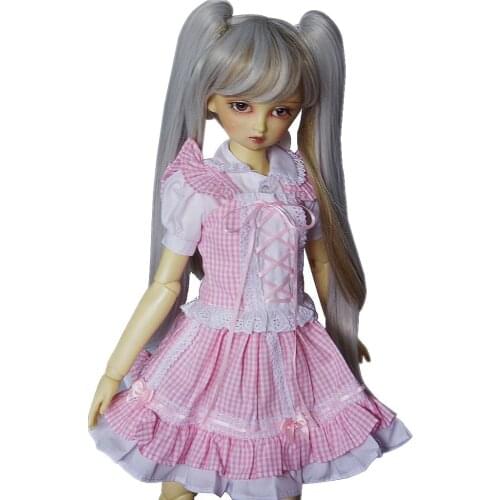 [wamami] 248# Red Plaid Dress/Suit 1/3 SD DZ AOD BJD dollfie