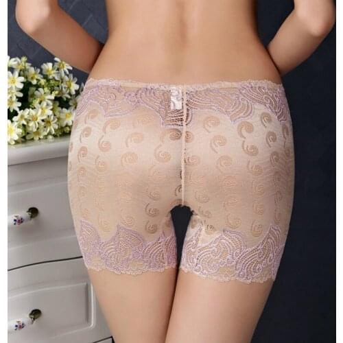 Yasemeen New Sexy Lace Seamless Safety Pants Invisible Breathable Safety Underwear Plus Size Top Quality