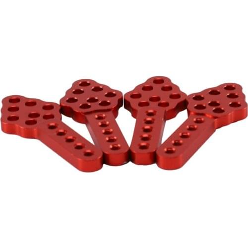 4Pcs CNC Metal Shock Absorber Mount Adjust Height Angle Stand for RC Crawler Car Axial SCX10 90046 D90 D110