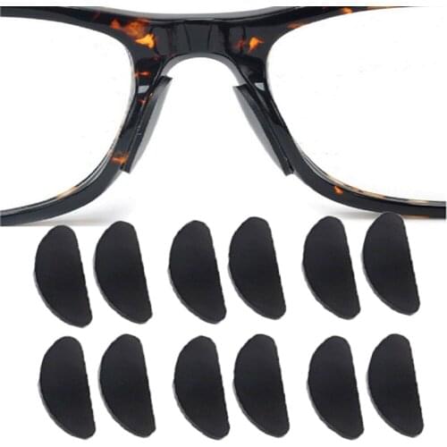 5 Pairs Soft Non-slip Silicone Nose Pads for Eyeglasses Sunglasses Self-adhesive Eyeglass Nose Pad Glasses Accessories