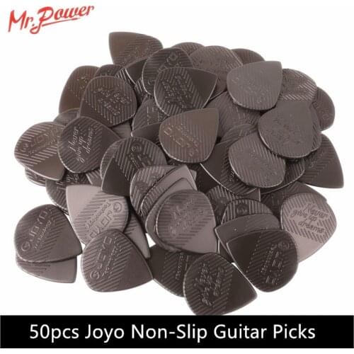 50pcs Joyo Non-Slip Jazz Guitar Picks Heavy 1.4mm Durable Electric Guitar Bass Guitar Picks Plectrums 32