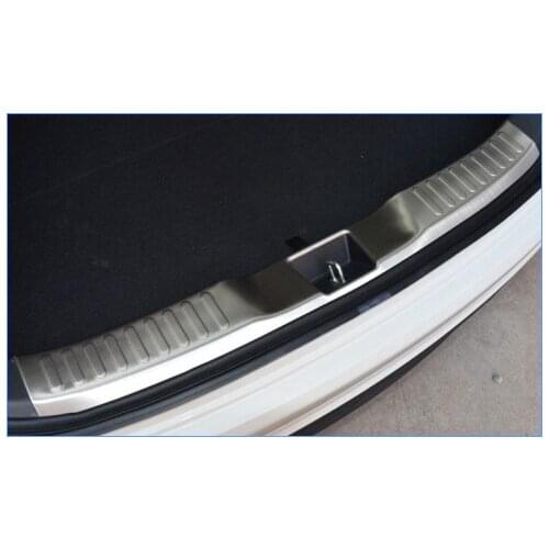 Free shipping! Higher star stainless steel car rear trunk scuff plate,protection sticker For Honda JADE 2013