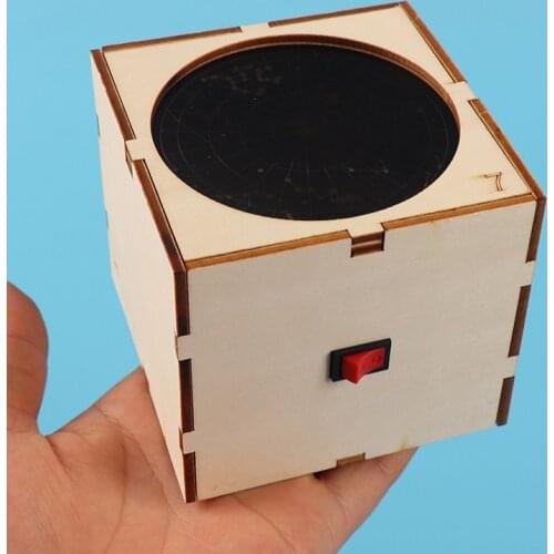 Wooden diy star lights star lighting technology gadgets hand-assembled materials package popular science equipment