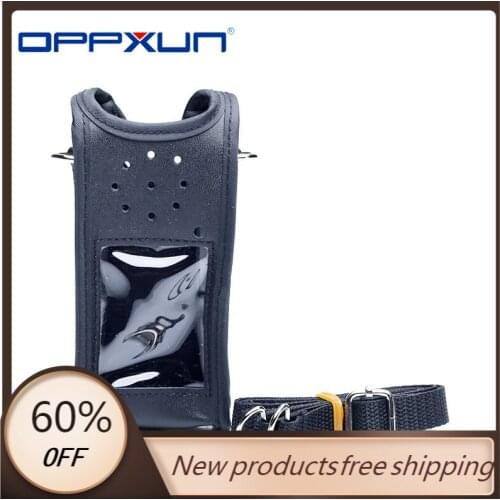 Walkie Talkie Protective Cover Bag Strap Durable Holster Leather Carrying Case For Baofeng UV-9R UV9R Plus Radio Accessories
