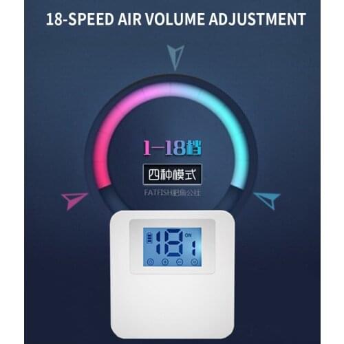 Oxygen Pump AC and DC Lithium Battery Touch Screen Type Ultra Quiet Aquarium Fish Tank Oxygenation Aeration