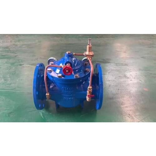 Ductile Cast Iron Pilot Operated Pressure Reduce Valve for Water