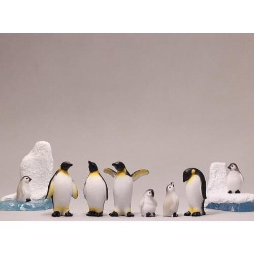 Cute Penguin Animal Iceberg Model Popular Party Home Decoration Accessories Miniatures Fairy Garden Figurines Desktop Decor