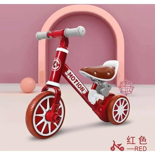 Mini Balance Bike For Kids Tricycle Multi-functional Bicycle 2-5 YearOld Baby Exercise Riding Dual-purpose Carriage