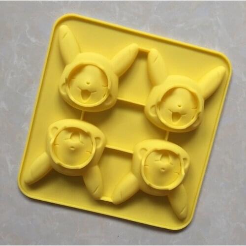 Cartoon Series Silicone Cake Mould Pocket Elf Character Shape Soap Mould Rice Cake Mould Hair Cake Silicon Mold