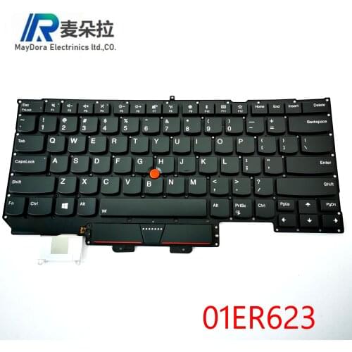 New Original US English Backlit Keyboard for Lenovo Thinkpad X1 Carbon 5th Gen 5 20K3 20K4 backlight Teclado 01ER623 SN20M08031