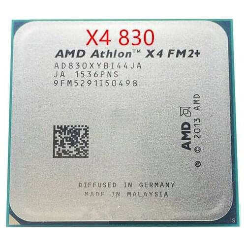AMD Athlon X4 830 X830 FM2+ Quad-Core CPU 100% working properly Desktop Processor