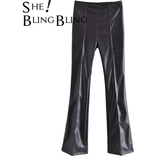 Женские брюки клеш SheBlingBling China At AliExpress