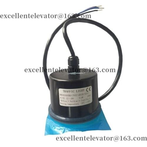 KM4063495H01(TGYZ-QR LED-TL01) TRAFFIC LIGHT D60MM W=52MM 12-28VAC DC Use for Kone TRANSITMASTER 165
