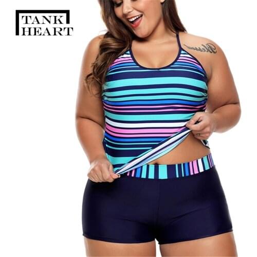 Tank Heart Swimwear With Shorts