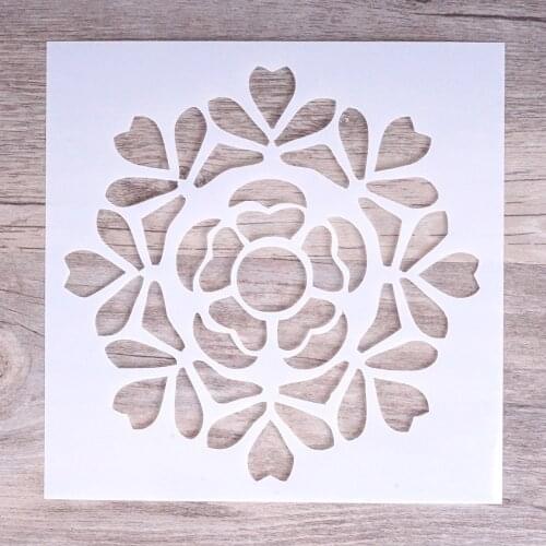 15 cm DIY Craft Layering Stencils For Walls Painting Scrapbooking Stamping Stamps Album Decorative Embossing Paper Cards