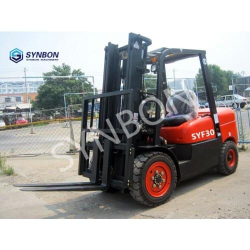 2020 3ton forklift diesel natural gas electric forklift truck CE certification storage equipment Lifting machinery SYF30