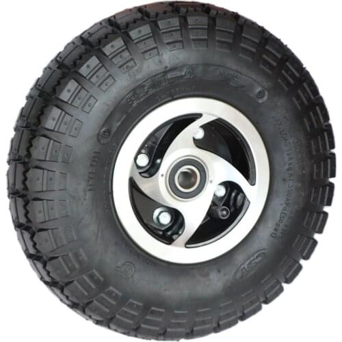 3.50-4 Inner Outer Tire With hub for Wheelbarrow Snack Car Scooter Tiger Car Tire 350-4 350-4 tyres