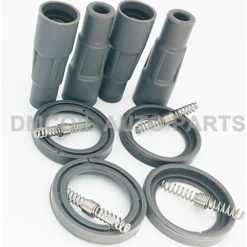 4 PCS / SETS IGNITION COIL RUBBER BOOTS WITH SPRING AND RING FOR T-OYOTA COROLLA RAV 4 CHARADE L-EXUS 90919-02258 90919-C2003