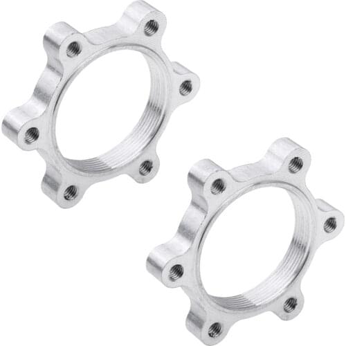 2Pcs Mountain Bike Threaded Hubs Disk Disc Brake Rotor Adapter for Freewheel