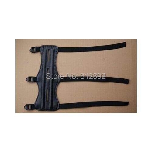 Free shipping archery hunting compoud bow PU leather arm guards wrist guard 10 pieces/lot
