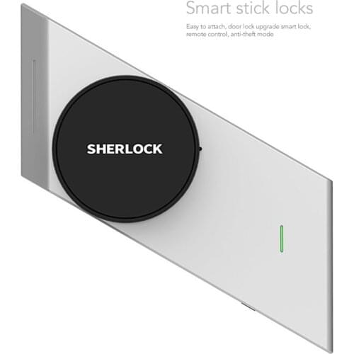 Sherlock S2 Silver Wireless Door Lock Bluetooth Keyless Smart Lock Fingerprint + Password Integrated Electronic Lock APP Control