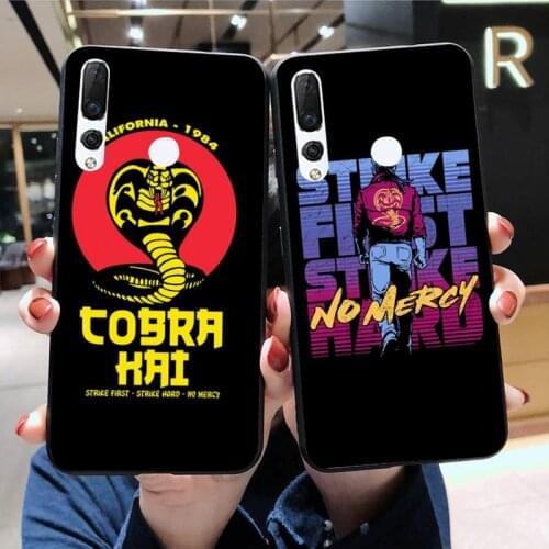 HPCHCJHM Cobra Kai Season 2 Soft black Phone Case for Huawei Honor 30 20 10 9 8 8x 8c v30 Lite view pro