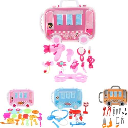 Kids Pretend Play Toy Doctor Kit Toys Funny Baby Role Play Kitchen Set Simulation Repair Tool for Toddlers Girls Toy