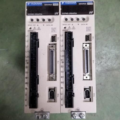 Used Tested Working Servopack SGPMS-2R5AP0A / SGPMS-2R5APOA Servo Drive