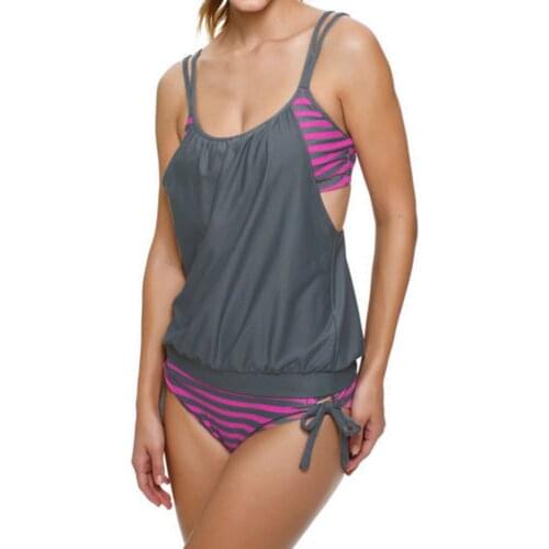 JAYCOSIN Striped Swimwear