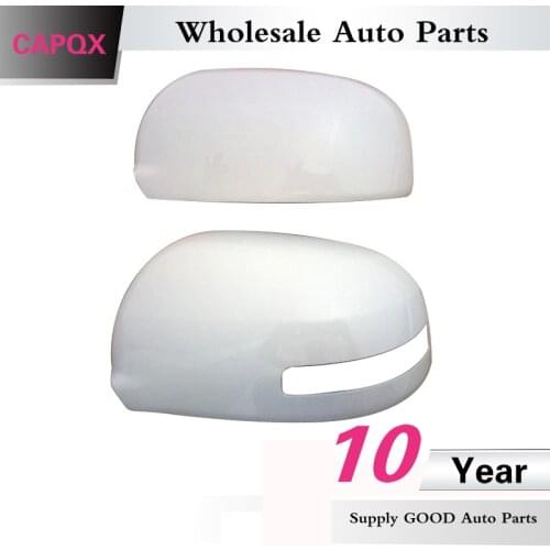 CAPQX For Mitsubishi ASX 2016 2017 2018 Rearview mirror cover Housing Shell Rear view mirror cap with turn light hole or not