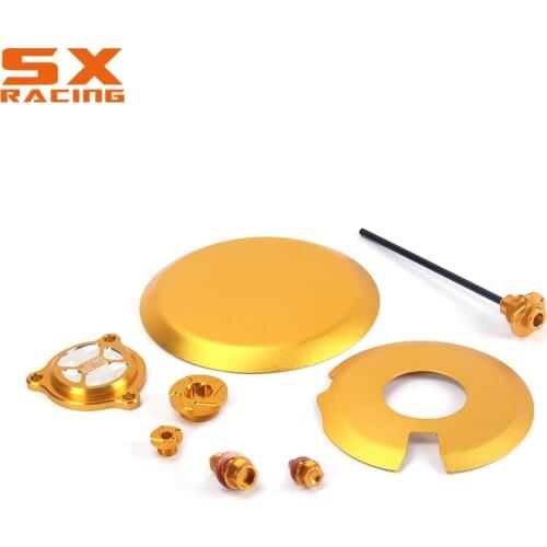 Motorcross Engine Cover Guard Screw Bolt Oil Filter Cap Set For DRZ400S DRZ400SM 2000 2001 2002 2003 2004 2005 2006 2007 -2015