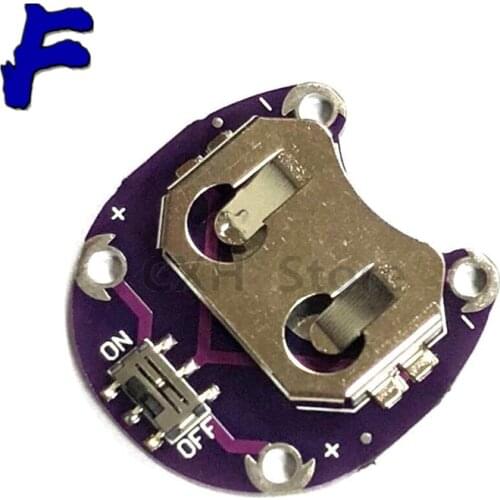 LilyPad Coin Cell Battery Holder CR2032 Battery Mount Module
