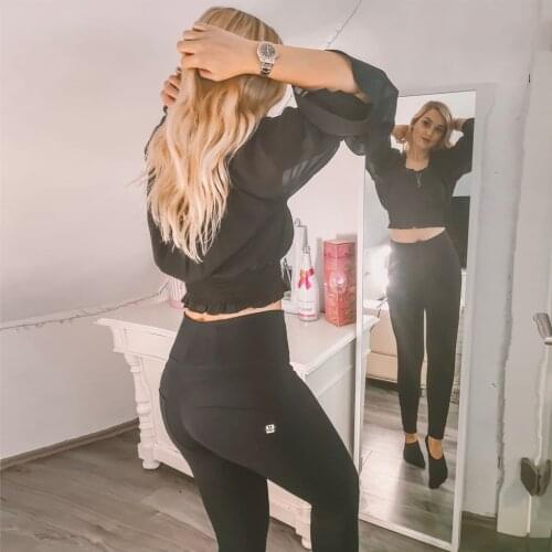 Melody Push up Leggings Black High Waist Ladies Seamless Jeggings Soft Womens Activewear Fashion Leggings Full Length
