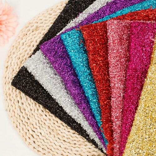 Shimmer fabric stage dance decorate material metallic polyester party decoration shiny fabric