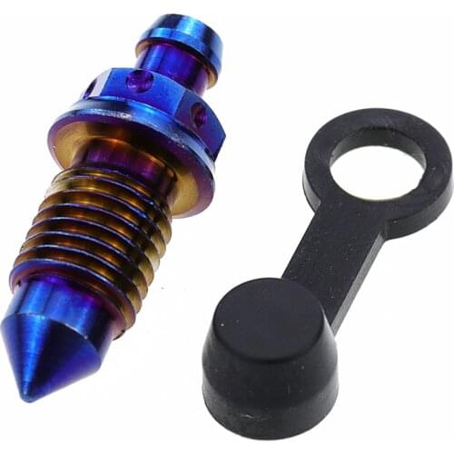 Motorcycle Bleed Banjo Bolt M10*1.25mm Stainless Steel Plated Color For Brake Master Cylinder Brake Caliper Honda Yamaha Kawasak