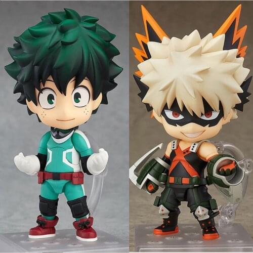 My Hero Midoriya Izuku Heros 686 and Bakugo Katsuki Heros 705 cute Edition PVC Action Figure Collectible Model Toys Gift
