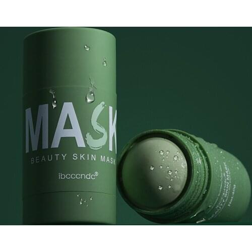 Green Tea Cleansing Clay Stick Mask Acne Cleansing Beauty Skin Green Tea Moisturizing Hydrating Whitening Care Face