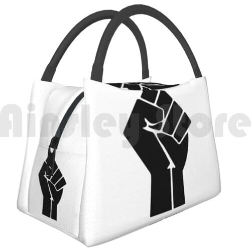 Portable Insulation Bag Raised Fist Black Power Symbol Black Power Black Clenched Fist Fist Fists Power