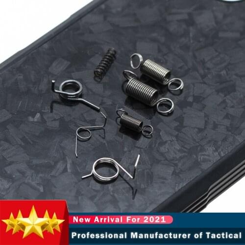 25Pcs Full Steel Gearbox Spring Set for Ver.2 Airsoft AEG Gel Blaster - Switch Spring, Tappet Plate /Anti Reversal Latch Spring