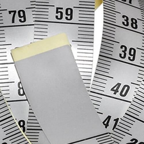 D55F Self-Adhesive Measuring Tape Double Scale Stick on Workbench Ruler Table Sticky Tape Measure Woodworking Saw Drafting