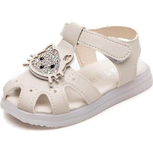 CMSOLO Summer New Fashion Toddlers Sandal Shoes For Baby Little Girls Flat Heels Simple Shoe Running Sports Girl Sandal Beach