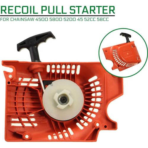 Recoil Pull Starter For Chinese Chainsaw 4500 5800 5200 45 52cc 58cc Red Raptor
