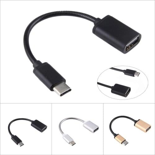 USB3.1 Type C To USB OTG Data Sync Adapter Converter Cable Hose Adapter Mobile Phone Fast Data Transfer & Charging Converter