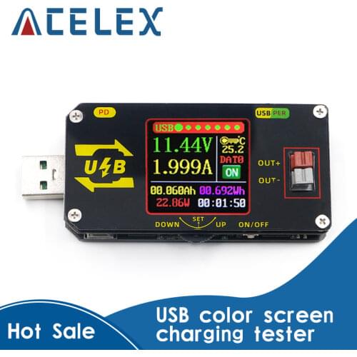 USB Color screen charging tester Numerical control voltage Buck and boost power supply Applicable model:XY-UMPD