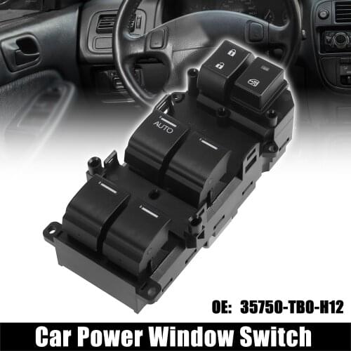 X Autohaux 35750-TB0-H12 35750-TA0-A02 35750-T2A-H02 Car Power Window Switch for Honda Accord 2008-2012